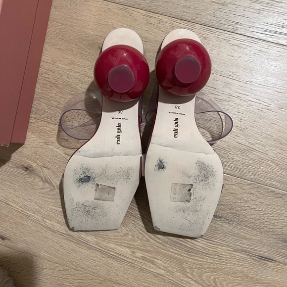 Cult Gaia Nhu Womens Square Toe Slip On Slide Sandals - Picture 3 of 4